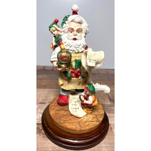SantaS Workshop Christmas Collectible Figurine By Cheryl Ann Limited Edition - Picture 1 of 8
